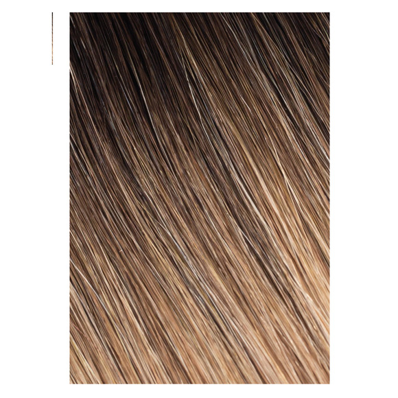 Bellami Flex Weft 20” Moschino Brown/Caramel Blonde Rooted Hair Extensions 145g - Picture 1 of 7